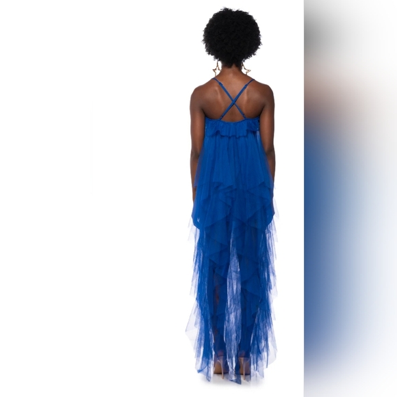 NWT AKIRA Ruffle Maxi Dress - Picture 4 of 10